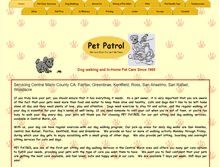 Tablet Screenshot of petpatrol.biz